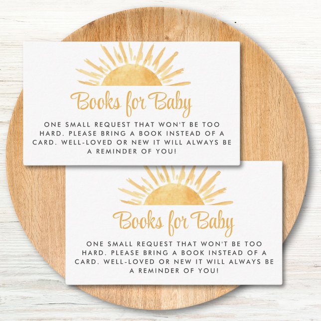 Sunshine Books for Baby  Enclosure Card (Creator Uploaded)