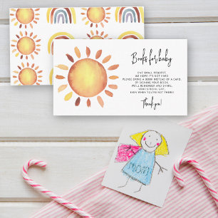 Sunshine books for baby ticket enclosure card