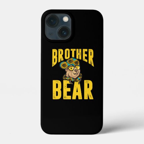 Sunshine Brother Bear Flower For Men Funny Sunfl iPhone 13 Mini Case