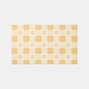 Sunshine Buffalo Check - goldenrod yellow Rug