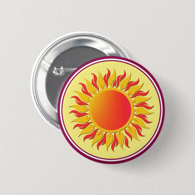 Sunshine Button (Front & Back)