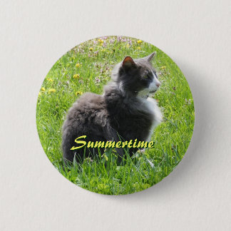 Sunshine Cat Button