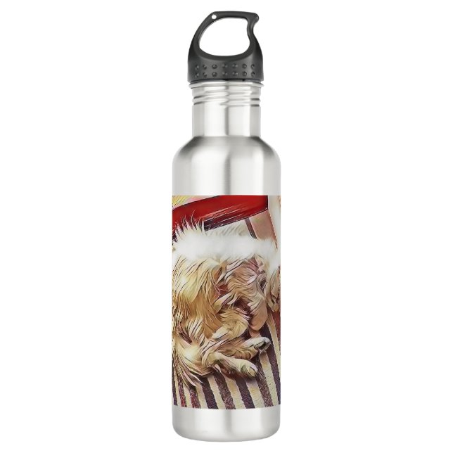 Sunshine Charlie Persian Cat Merchandise Stainless Steel Water Bottle (Front)