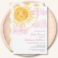 Sunshine Clouds Girl's Baby Shower