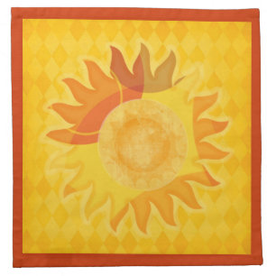 Sunshine Cocktail Napkin (orange)
