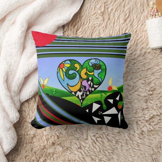 SUNSHINE CREATIVES! Apron Throw Pillow (Blanket)