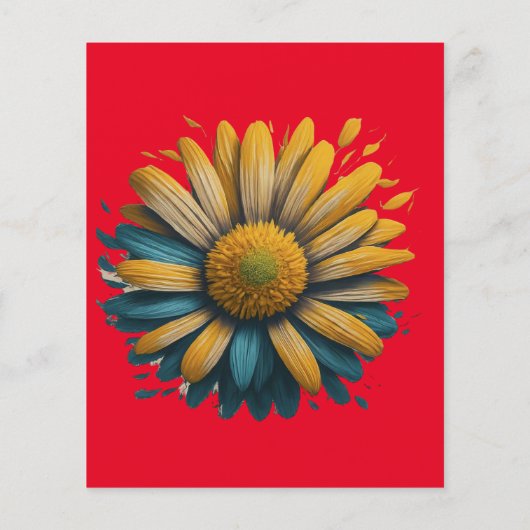 sunshine daisy Paper Sheet (Back)