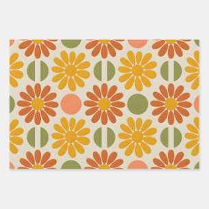 Sunshine Daisy Wrapping Paper Sheets