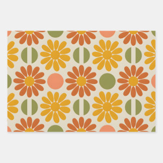 Sunshine Daisy Wrapping Paper Sheets