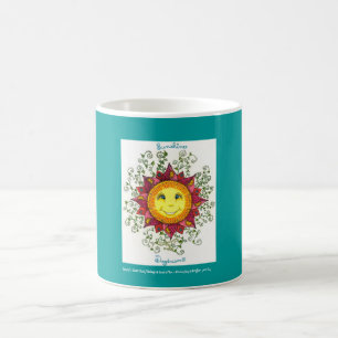 Sunshine Daydreams - Basic Mug (peacock)