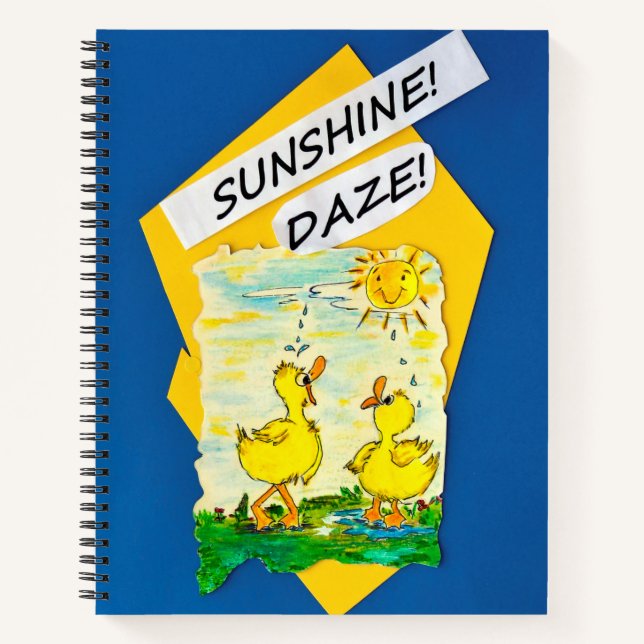 "Sunshine Daze" Notebook (Front)