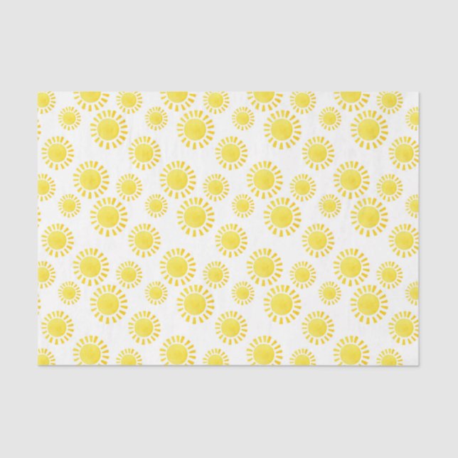Sunshine (Design 19 Yellow/Orange Series) Tissue Paper (Front)