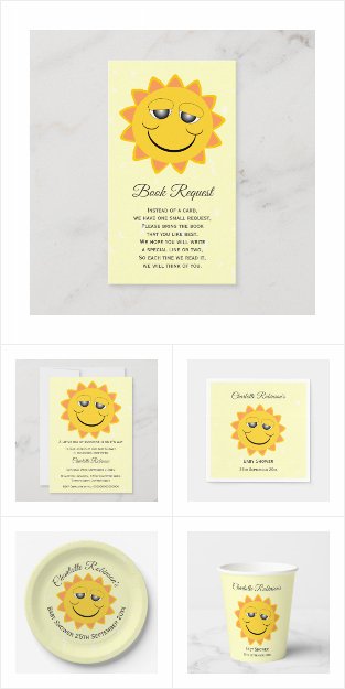 Sunshine Design Baby Shower