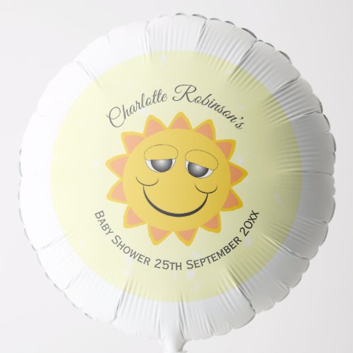 Sunshine Design Baby Shower Balloon