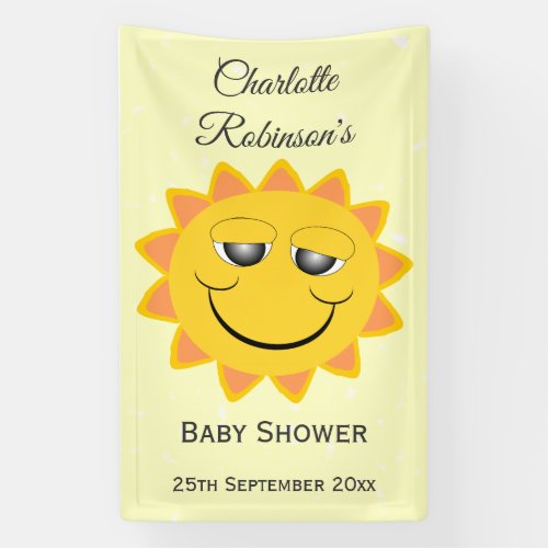 Sunshine Design Baby Shower Banner