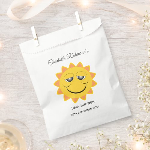 Sunshine Design Baby Shower Favor Bag