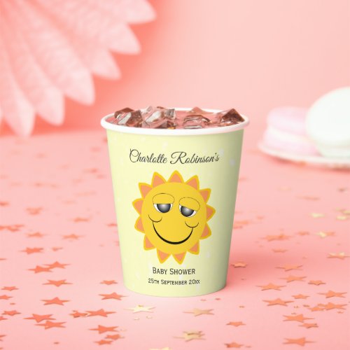 Sunshine Design Baby Shower Paper Cups