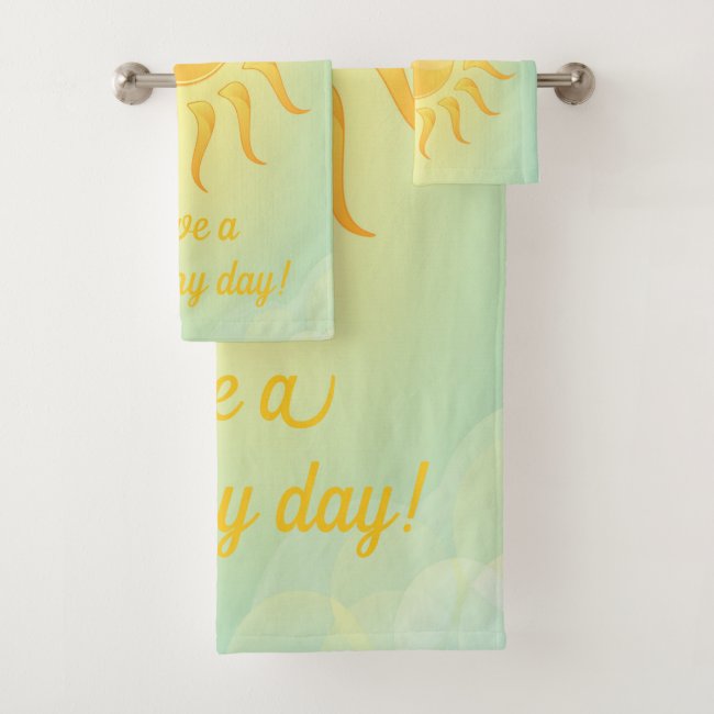 Sunshine Design Bath Towel Set