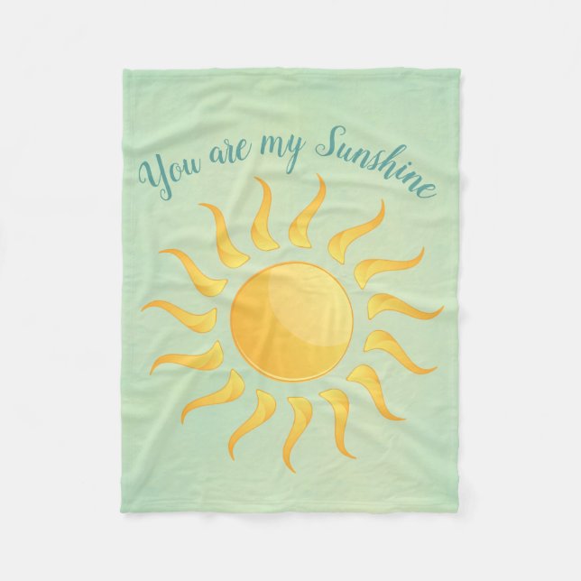Sunshine Design Fleece Blanket (Front)
