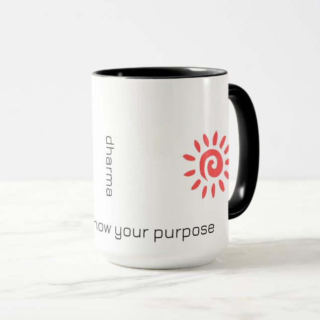 Sunshine Dharma Mug (Front Right)