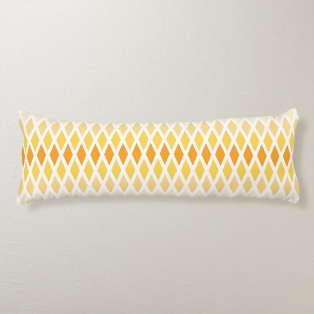 Sunshine Diamond Ombre Body Pillow (Front)