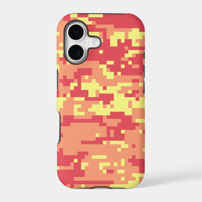 Sunshine Digital Camo Pattern Iphone Case (Back)
