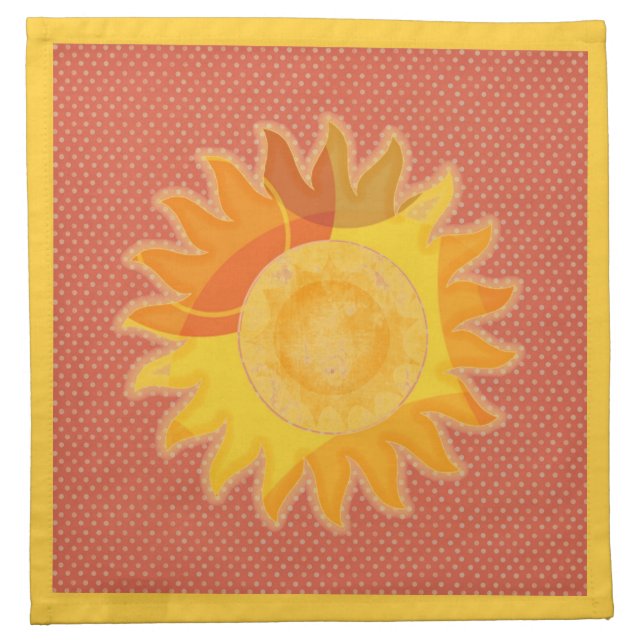 Sunshine Dinner Napkin (Front)