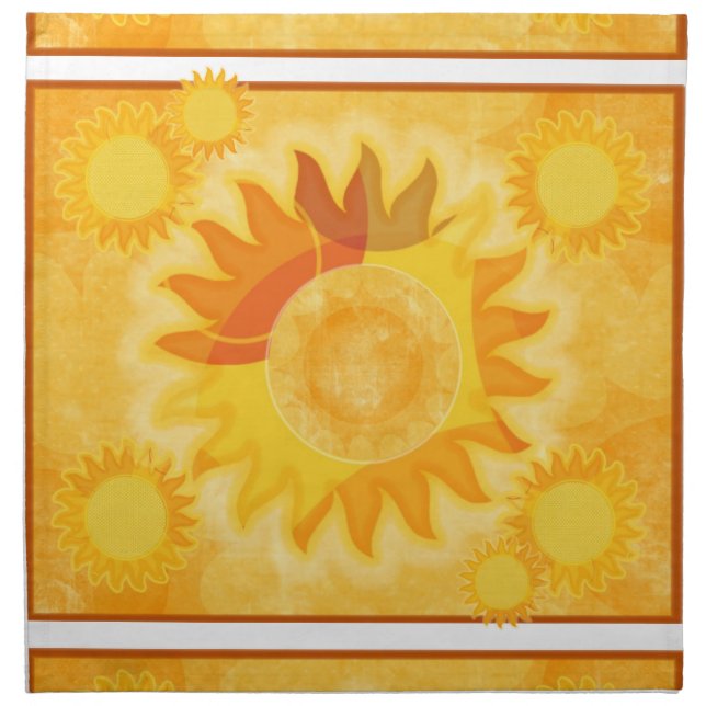 Sunshine Dinner Napkin (Front)