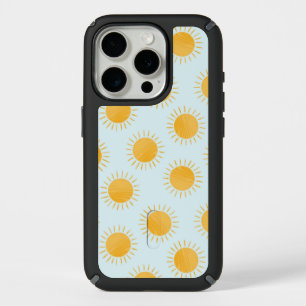 Sunshine Doodle Day Pattern iPhone 15 Pro Case