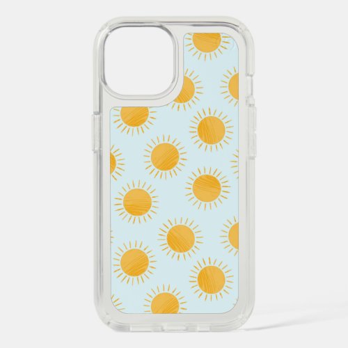 Sunshine Doodle Day Pattern iPhone 15 Case