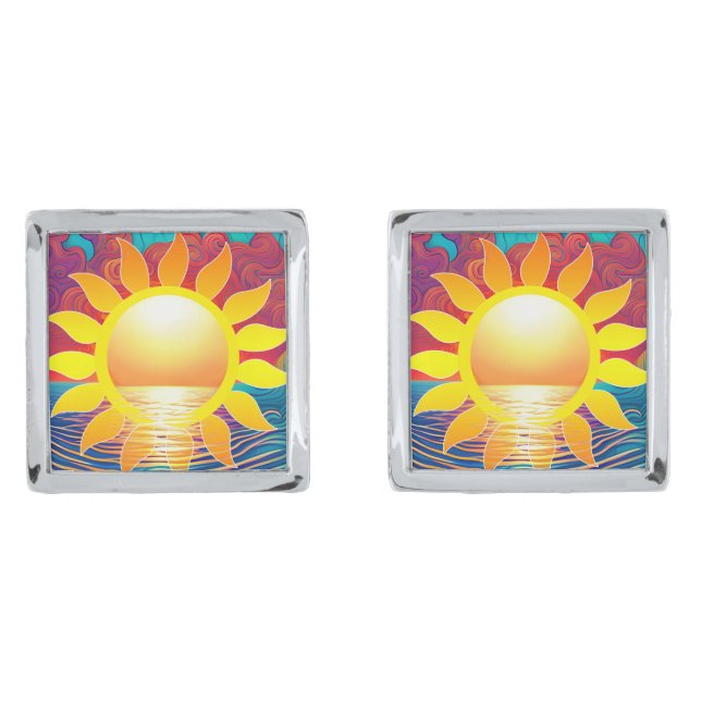 Sunshine Dream Cufflinks (Front)