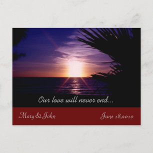 Sunshine Dream Save the Date Postcard