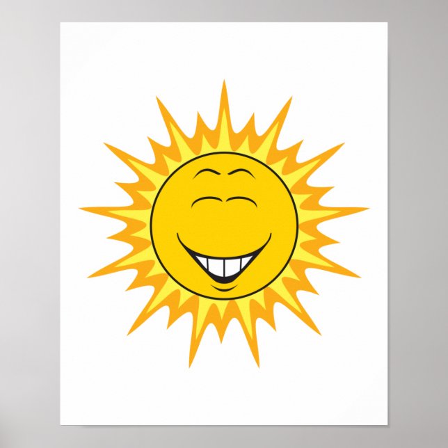 Sunshine Face Poster (Front)
