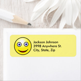 Sunshine Face that is Happy, ZFJG Address Label