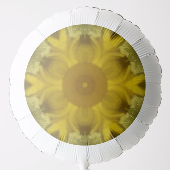 Sunshine Flower Burst Golden Balloon (Front)