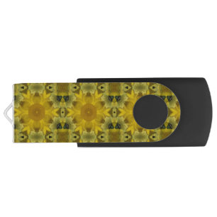 Sunshine Flower Burst Golden Flash Drive