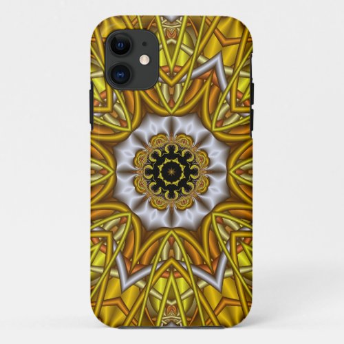 Sunshine flower Kaleidoscope iPhone 11 Case