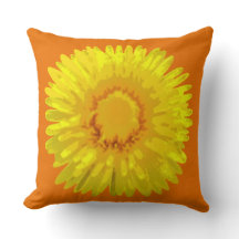 "Sunshine Flower" (Throw Pillow) design.