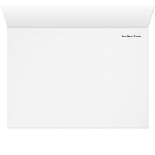 Sunshine Flowers (Inside Horizontal (Bottom))