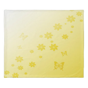 Sunshine Flowers n Butterflies Duvet Cover