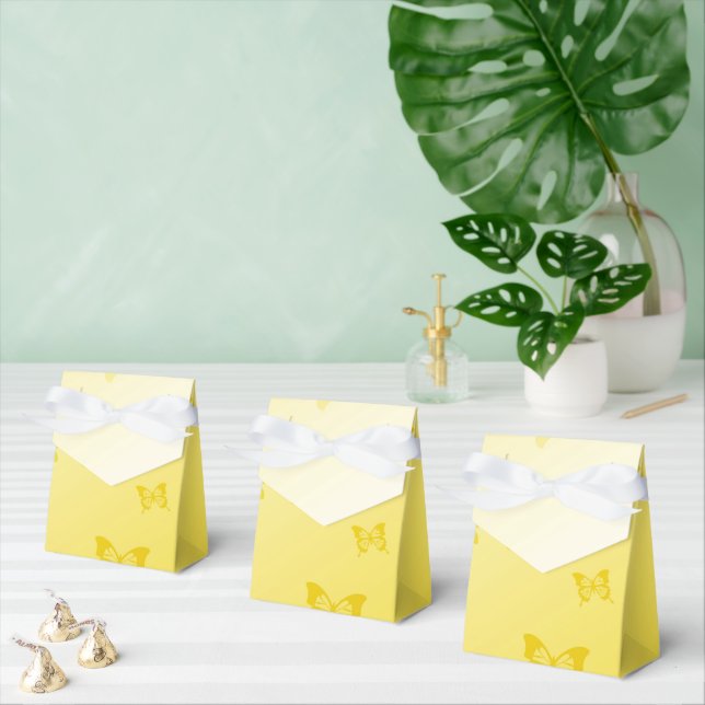 Sunshine Flowers n Butterflies Favor Boxes (Multiple)