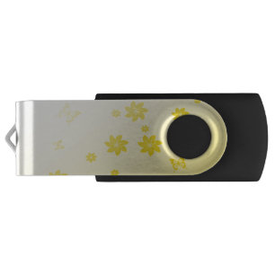 Sunshine Flowers n Butterflies Flash Drive