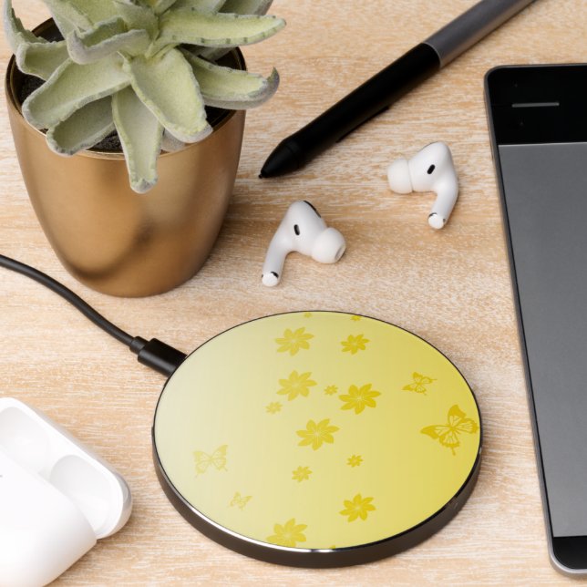 Sunshine Flowers Wireless Charger (Desk 2)