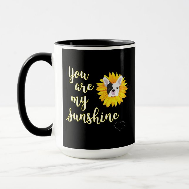 Sunshine French Bulldog Mug (Left)