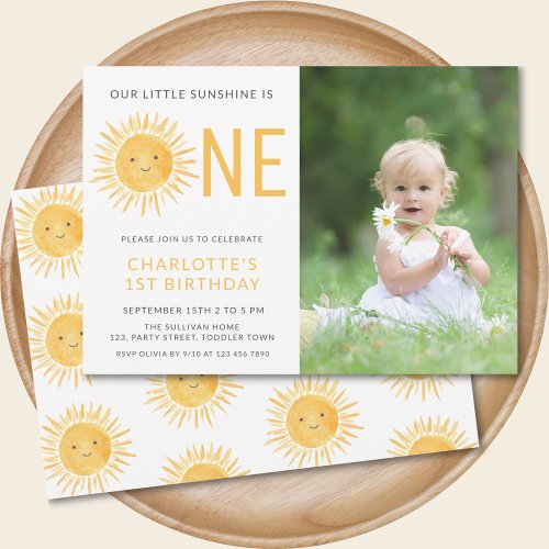 Sunshine Girl's First Birthday Party