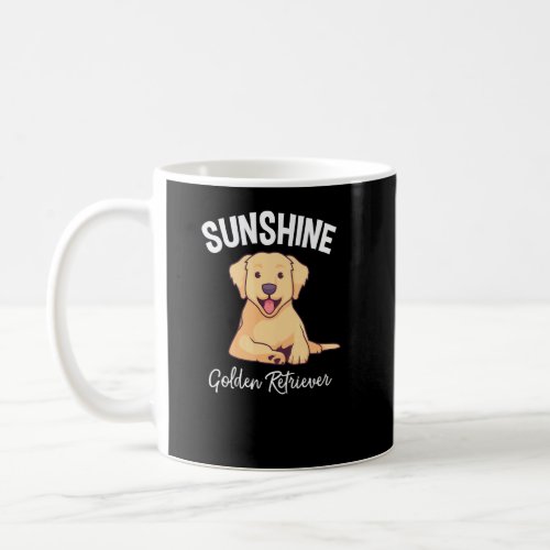 Sunshine Golden Retriever Outfit For A Dog  Coffee Mug