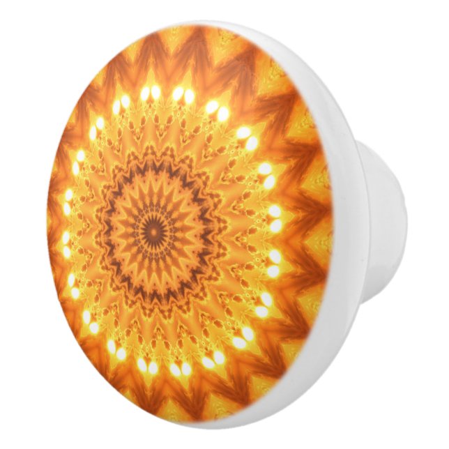Sunshine & Happiness Mandala Decorative Pull Knob (Right)