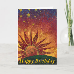 Sunshine Happy Birthday Card