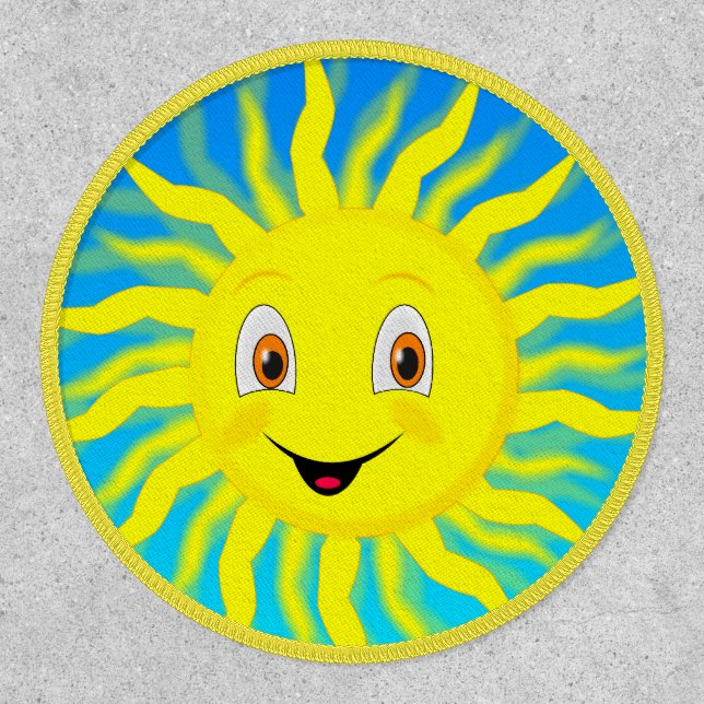 Sunshine Happy Face Patch (Front)