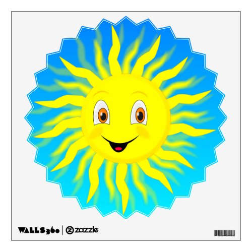 Sunshine Happy Face Wall Decal